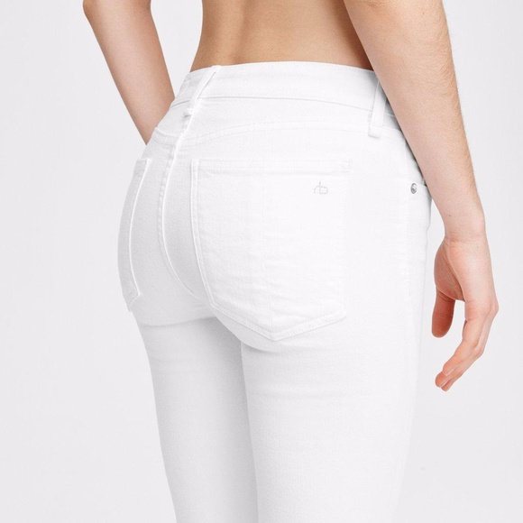 Rag & Bone Cate Mid-Rise Skinny - White - Picture 6 of 10